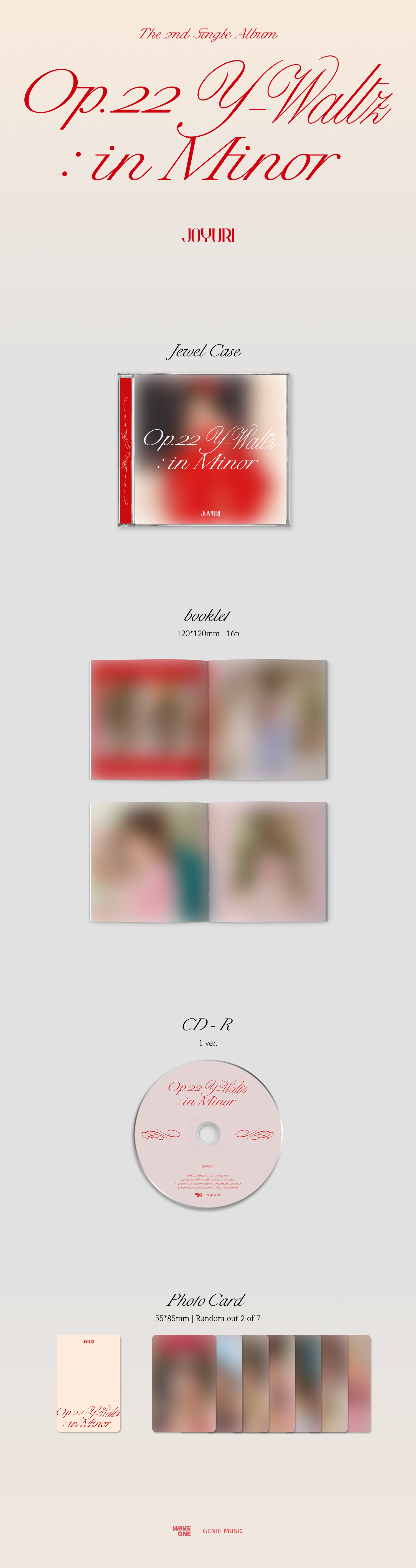 ktown4u.com : Jo YuRi - The 2nd Single Album [Op.22 Y-Waltz